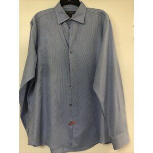 Banana Republic Classic Men's Blue Long Sleeve Full Button Shirt Size: L